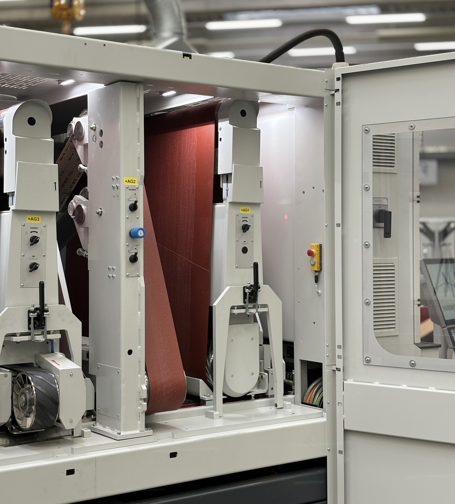 WEBER contact roller for wood sanding machine