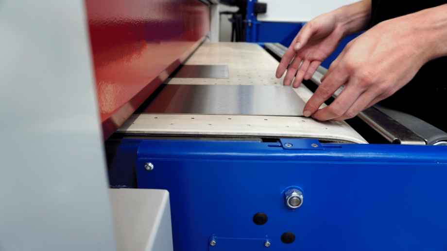 finish grinding thin sheet metal