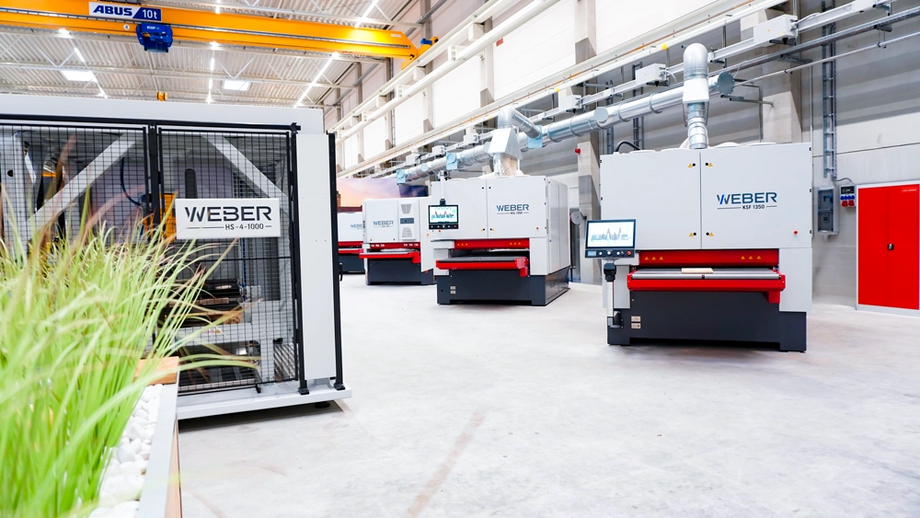 WEBER Holzschleiftechnologie Technikum 2025