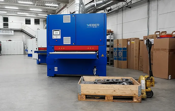 Metallschleifmaschine Weber MK in Werkstatt