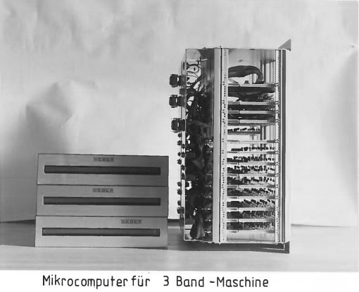 Microcomputer für 3 Bandmaschine