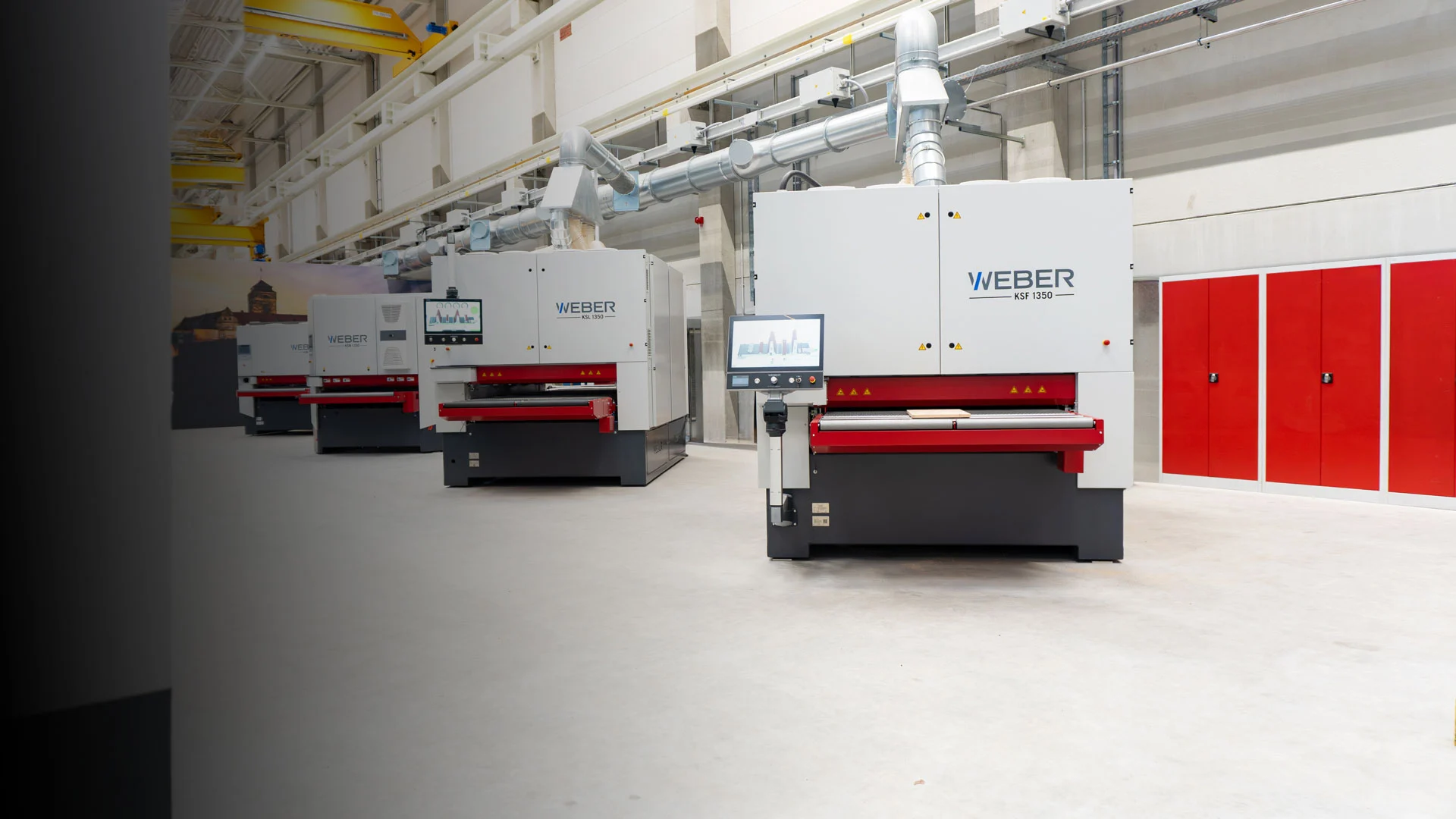 WEBER sanding Technikum Holzschleifmaschinen